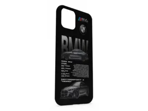Coque en silicone pour iPhone BMW en Noir Style